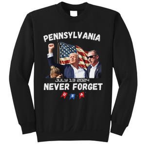 Trump Butler Pennsylvania Never Forget 2024 Sweatshirt