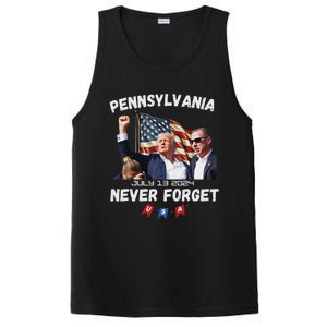 Trump Butler Pennsylvania Never Forget 2024 PosiCharge Competitor Tank