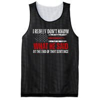 Trump Biden Presidential Debate 2024 Funny Mesh Reversible Basketball Jersey Tank