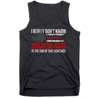 Trump Biden Presidential Debate 2024 Funny Tank Top