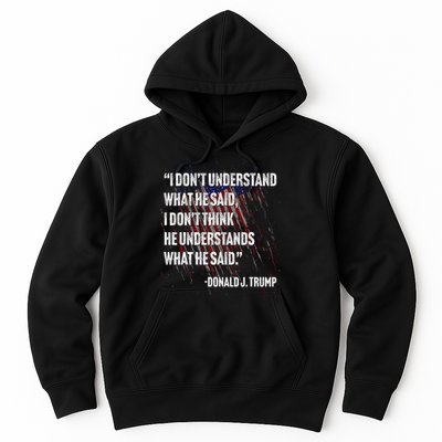 Trump Biden Presidential Debate 2024 Funny Hoodie