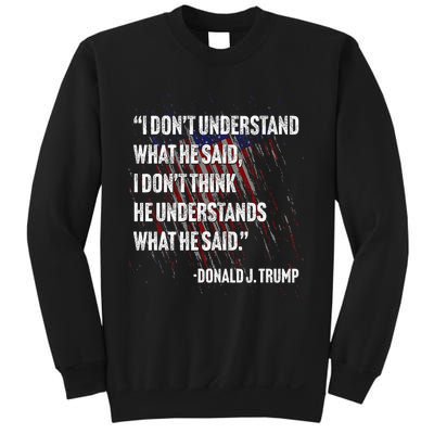 Trump Biden Presidential Debate 2024 Funny Sweatshirt