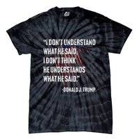 Trump Biden Presidential Debate 2024 Funny Tie-Dye T-Shirt