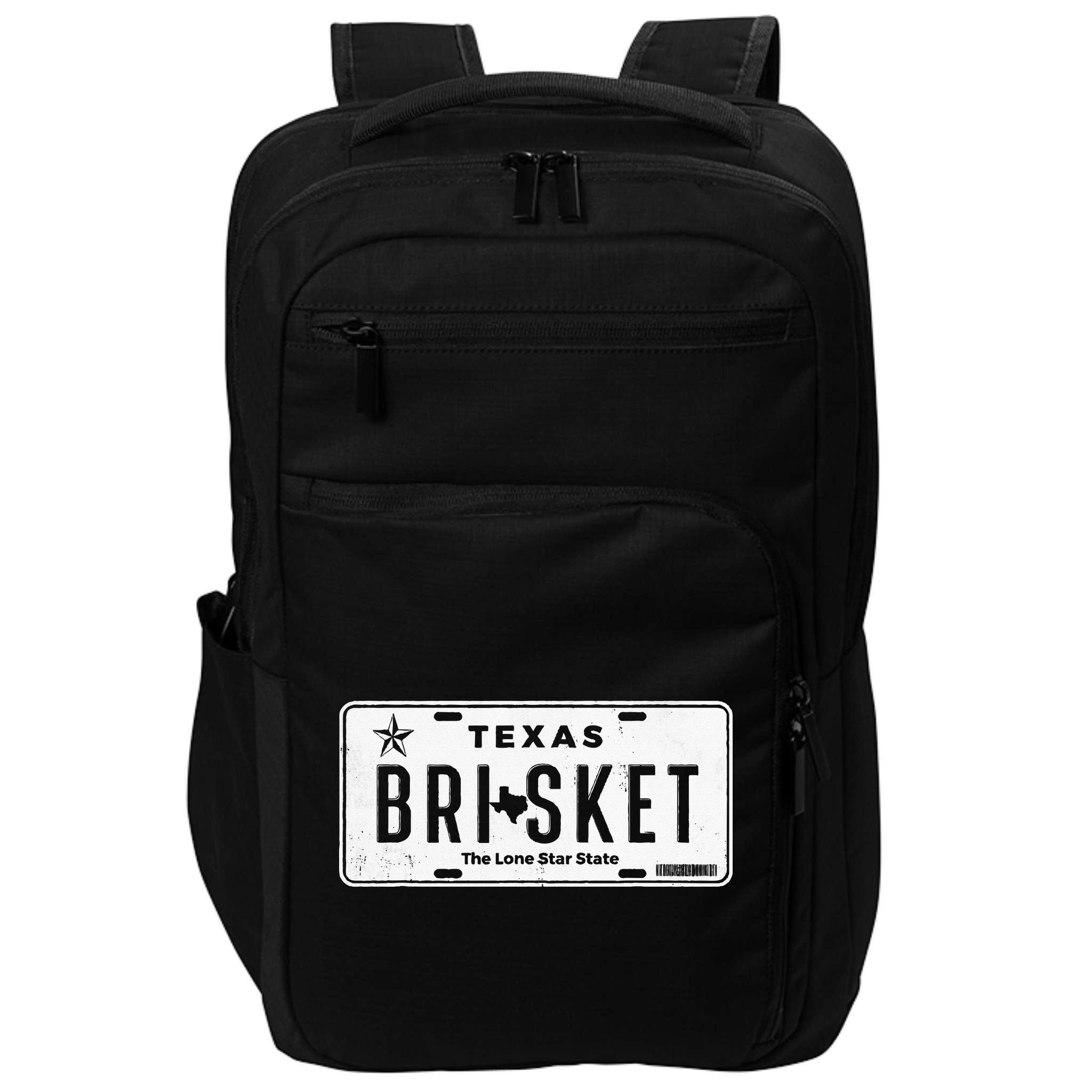 Texas Brisket Pitmaster BBQ Lover Smoker Grilling Impact Tech Backpack