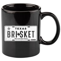 Texas Brisket Pitmaster BBQ Lover Smoker Grilling 11oz C Handle Ceramic Mug