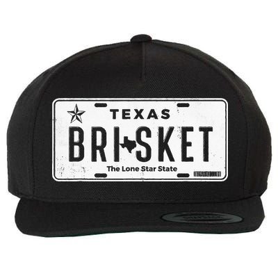 Texas Brisket Pitmaster BBQ Lover Smoker Grilling Wool Snapback Cap