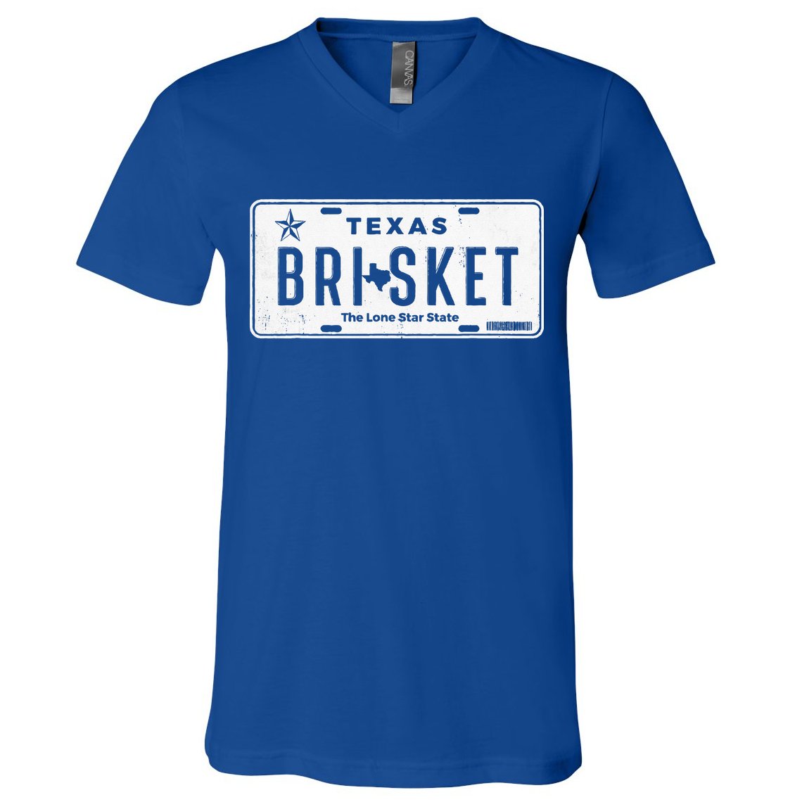 Texas Brisket Pitmaster BBQ Lover Smoker Grilling V-Neck T-Shirt