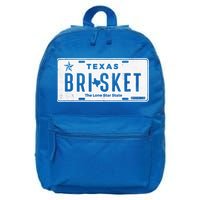 Texas Brisket Pitmaster BBQ Lover Smoker Grilling 16 in Basic Backpack