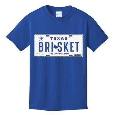 Texas Brisket Pitmaster BBQ Lover Smoker Grilling Kids T-Shirt