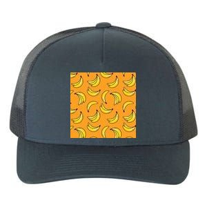 Tropical Banana Pattern  Yupoong Adult 5-Panel Trucker Hat