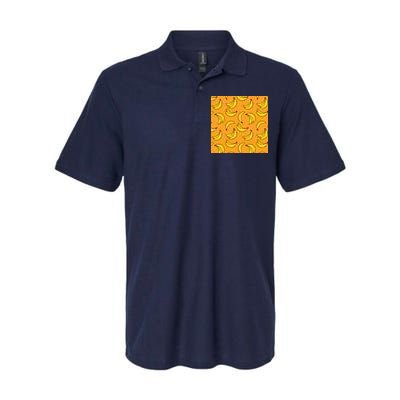 Tropical Banana Pattern  Softstyle Adult Sport Polo