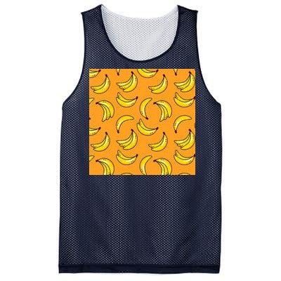 Tropical Banana Pattern  Mesh Reversible Basketball Jersey Tank