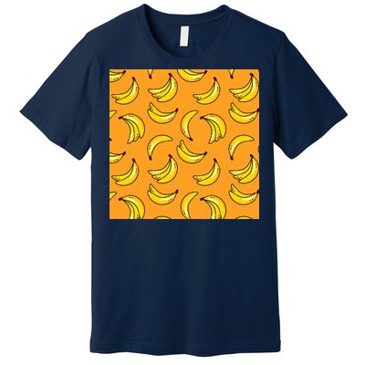 Tropical Banana Pattern  Premium T-Shirt