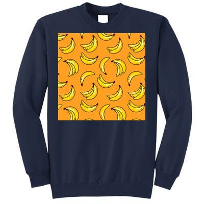 Tropical Banana Pattern  Tall Sweatshirt