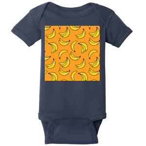 Tropical Banana Pattern  Baby Bodysuit