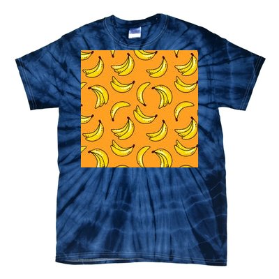 Tropical Banana Pattern  Tie-Dye T-Shirt