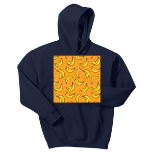 Tropical Banana Pattern  Kids Hoodie