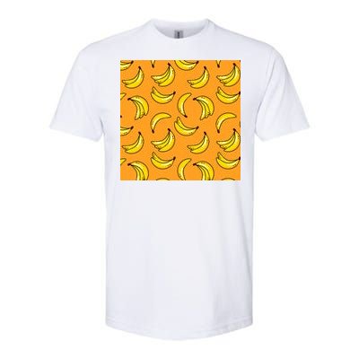 Tropical Banana Pattern  Softstyle® CVC T-Shirt