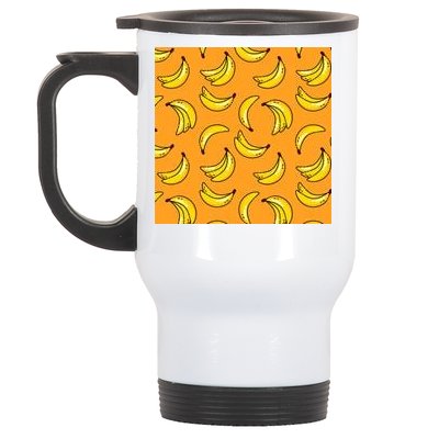 Tropical Banana Pattern  Stainless Steel Travel Mug