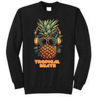 Tropical Beats Pineapple DJ Fun and Unique Summer Style Sweatshirt