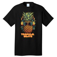 Tropical Beats Pineapple DJ Fun and Unique Summer Style Tall T-Shirt