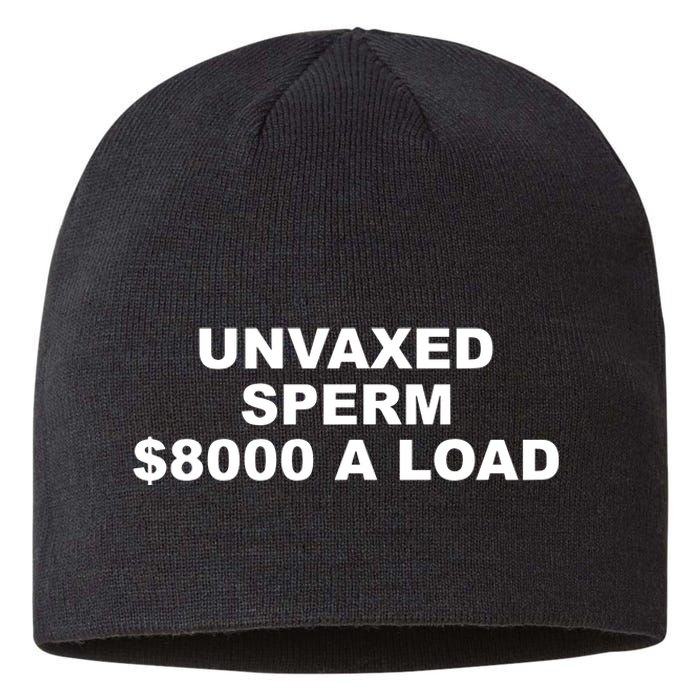 The Best Political Unvaxed Sperm $8000 A Load Sustainable Beanie