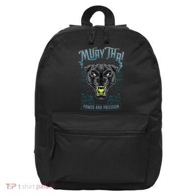 Thai Boxing Power And Precision Muay Thai And Panther 16 in Basic Backpack