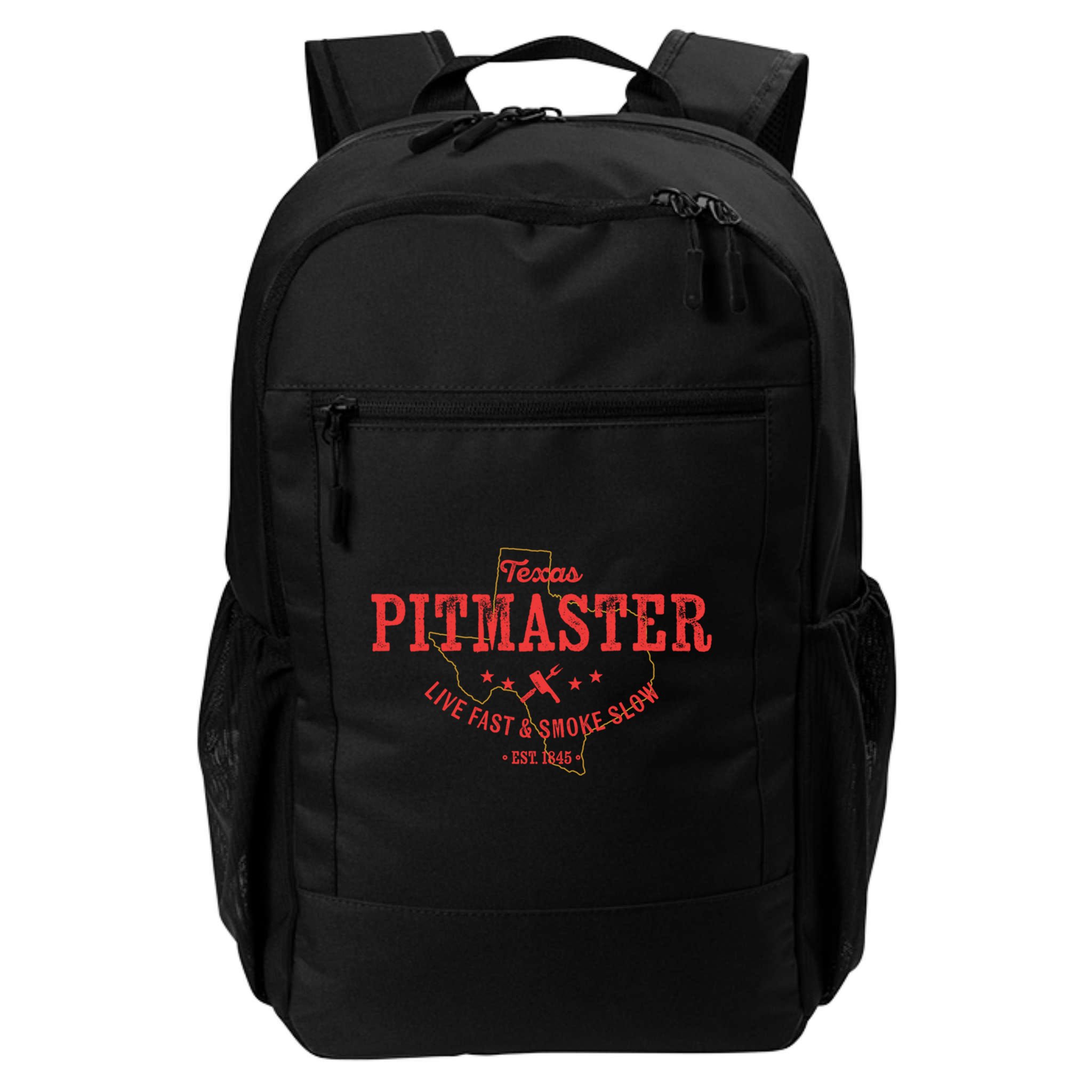 Texas Bbq Pitmaster For Meat Smoking Grilling Barbecuing Dad Meaningful Gift Backpack