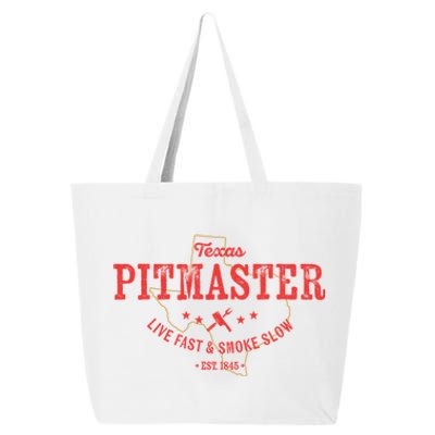 Texas Bbq Pitmaster For Meat Smoking Grilling Barbecuing Dad Meaningful Gift 25L Jumbo Tote