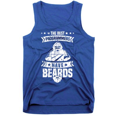 The Best Programmers Have Beards Funny Gift Developer Programming Funny Gift Tank Top