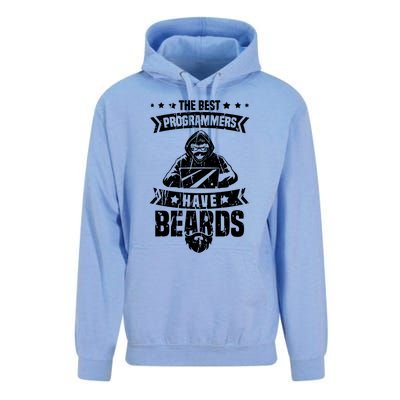 The Best Programmers Have Beards Funny Gift Developer Programming Funny Gift Unisex Surf Hoodie