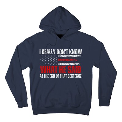 Trump Biden Presidential Debate 2024 Funny Quote Hoodie