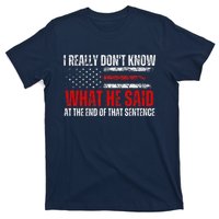 Trump Biden Presidential Debate 2024 Funny Quote T-Shirt