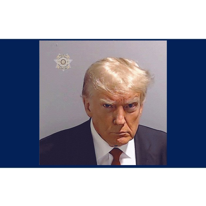 The Booking Photo Of Donald Trump Bumper Sticker