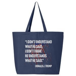 Trump Biden Presidential Debate 2024 Funny 25L Jumbo Tote