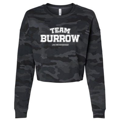 Team Burrow Proud Family Surname, Last Name Team Burrow Cropped Pullover Crew