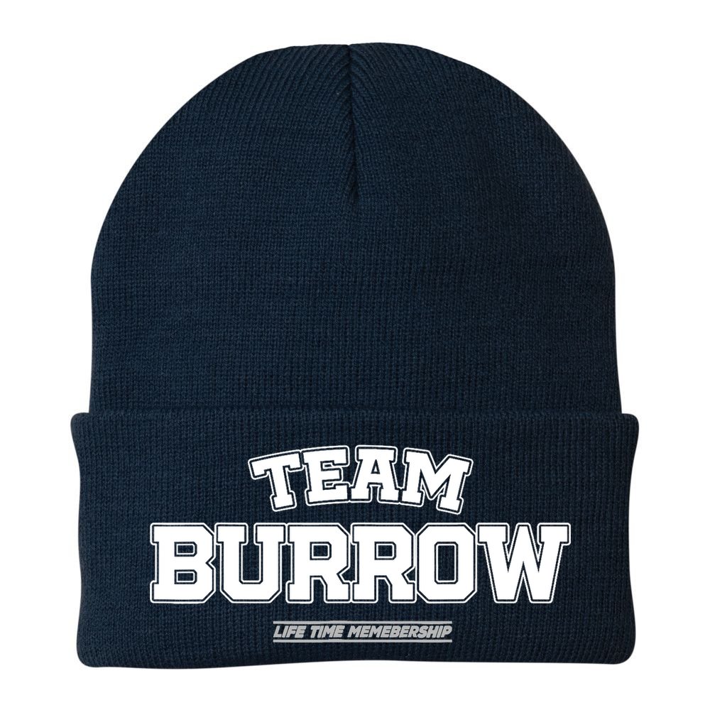 Team Burrow Proud Family Surname, Last Name Team Burrow Beanie