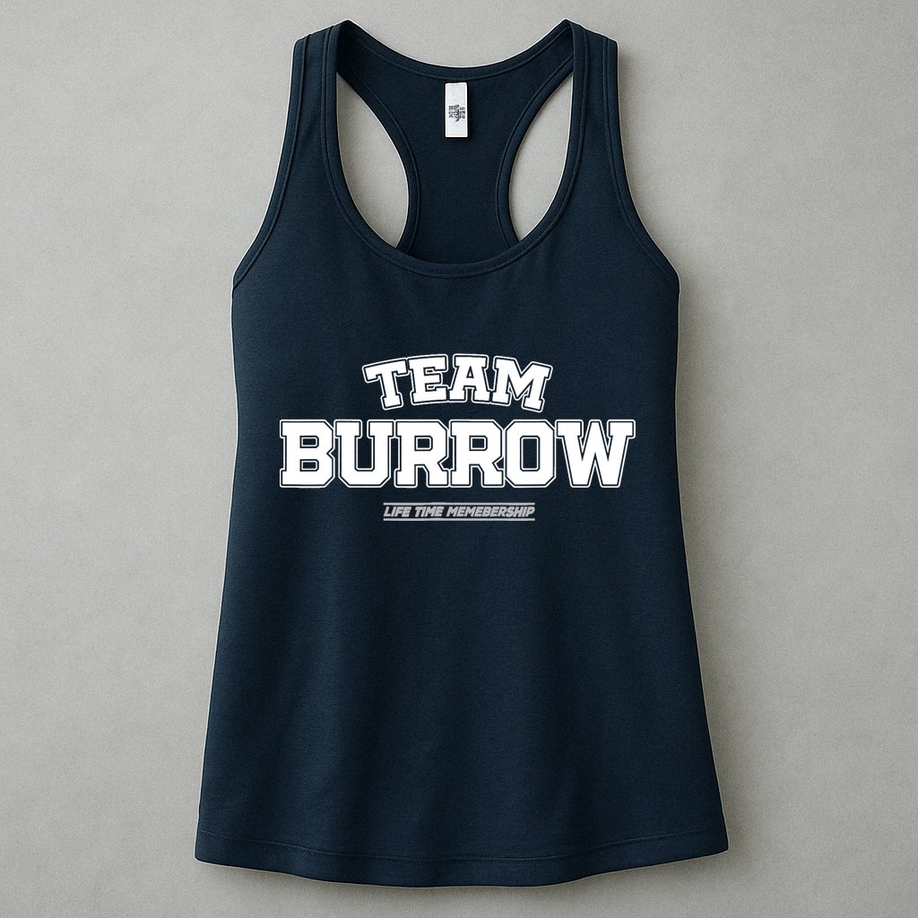 Team Burrow Proud Family Surname, Last Name Team Burrow Womens Tank Top