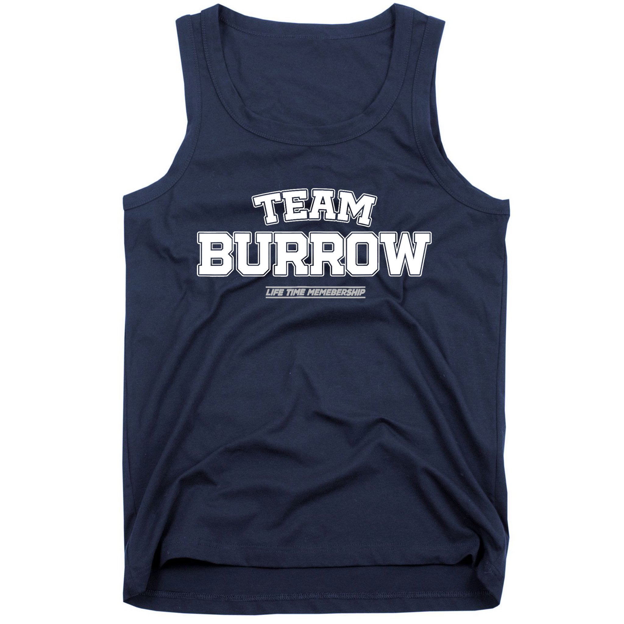 Team Burrow Proud Family Surname, Last Name Team Burrow Tank Top