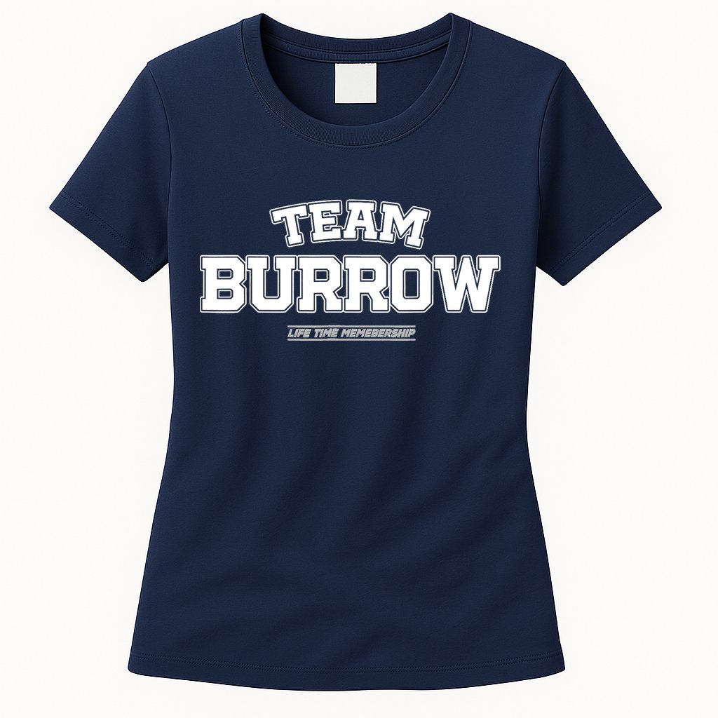 Team Burrow Proud Family Surname, Last Name Team Burrow Womens T-Shirt