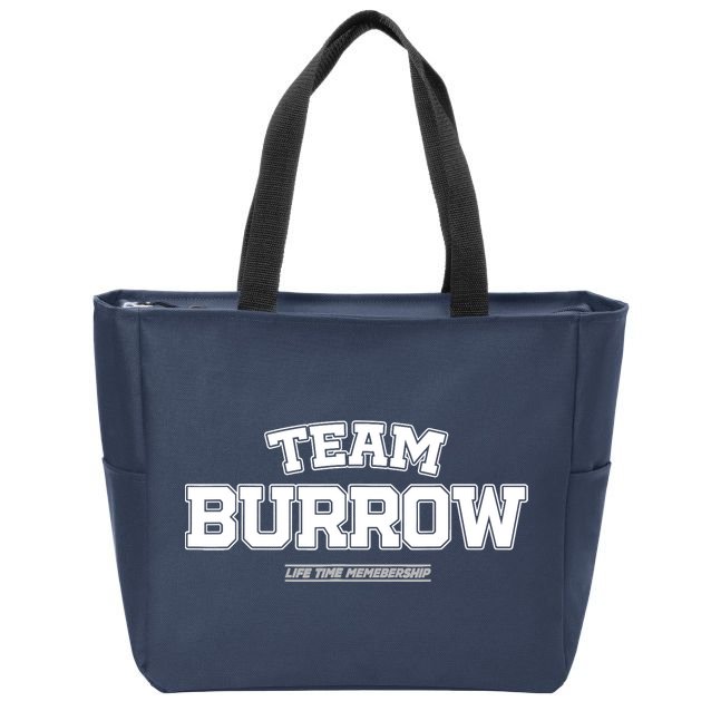 Team Burrow Proud Family Surname, Last Name Team Burrow Zip Tote Bag