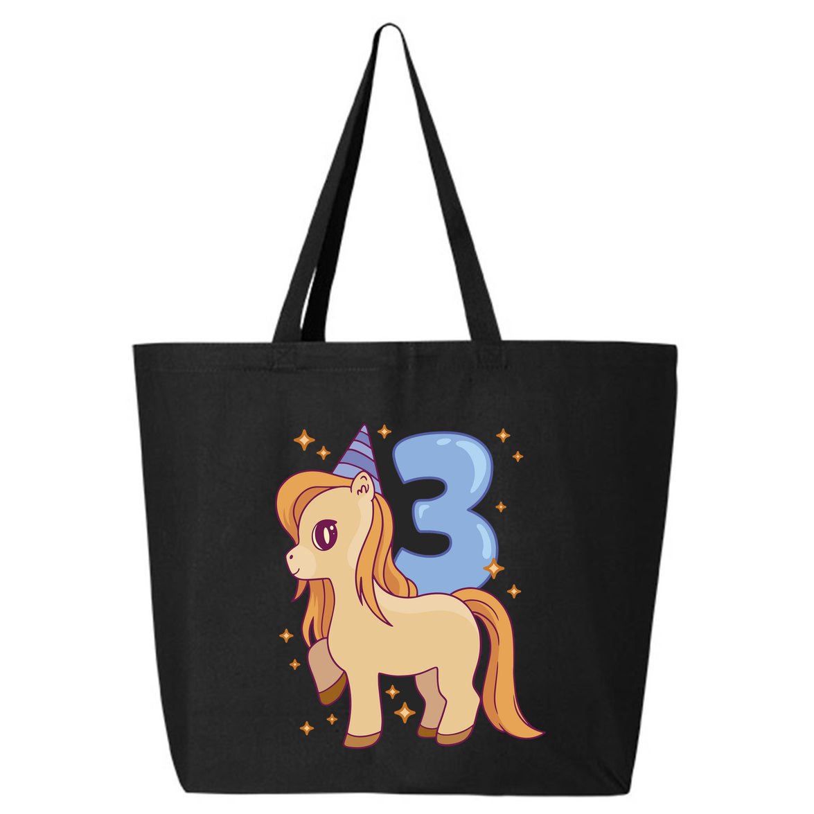 Third Birthday Pony Gift 25L Jumbo Tote