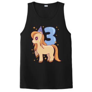 Third Birthday Pony Gift PosiCharge Competitor Tank