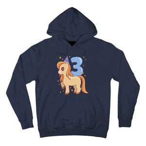 Third Birthday Pony Gift Tall Hoodie