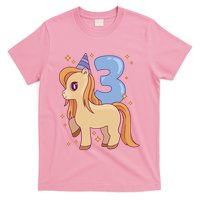 Third Birthday Pony Gift T-Shirt