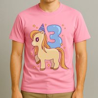 Third Birthday Pony Gift T-Shirt