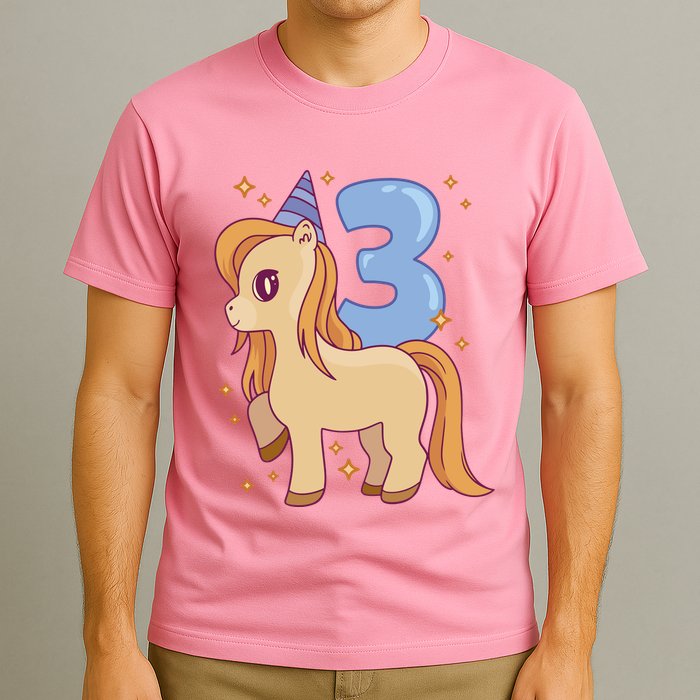 Third Birthday Pony Gift T-Shirt