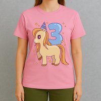 Third Birthday Pony Gift T-Shirt