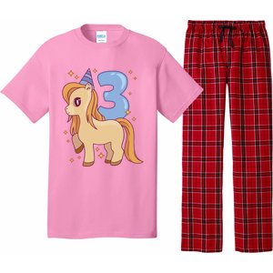 Third Birthday Pony Gift Pajama Set