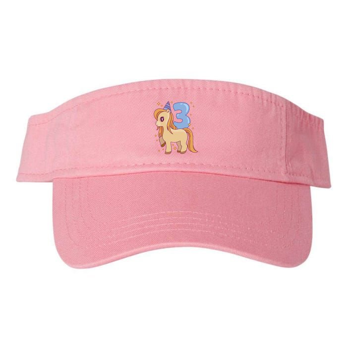 Third Birthday Pony Gift Visor